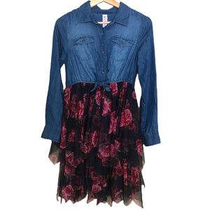 Justice Girl’s 2 Piece Cocktail Dress Size 14/16